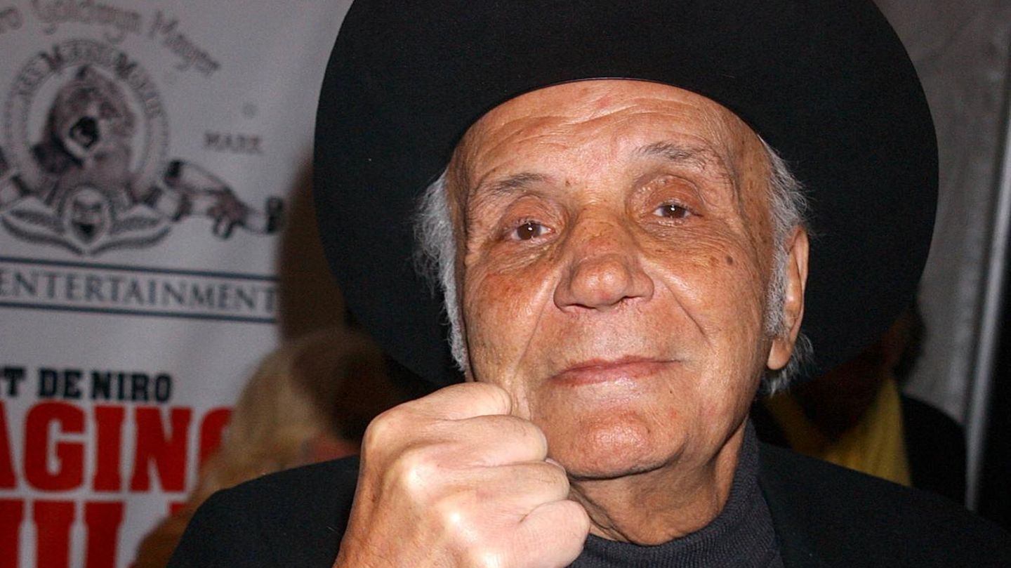 Jake LaMotta bei einer Aufführung von "Raging Bull"