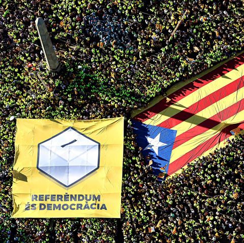 Demonstration am 11. September 2017 in Barcelona