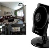 D-Link Wide Eye mit D-Link Smart Plug  Die D-Link Wide Eye ist eine kleine Überwachungskamera mit einem Sichtfeld von 180 Grad. Mit diesem extremen Weitwinkel hat sie selbst kleine Räume voll im Blick. Nachts schaltet sie automatisch auf Infrarot um, und kann mit dem für das menschliche Auge nicht sichtbarem Licht bis zu fünf Meter weit sehen.  Die eingebauten Sensoren erkennen Bewegungen sowie Geräusche im Raum und schicken Alarm-Meldungen direkt auf  das Smartphone. Die Kamera verlosen wir zusammen mit dem Steckdosen-Adapter "SmartPlug" von D-Link. Mit SmartPlug kann die Steckdose via Smartphone ferngesteuert werden. Hängt die Wide Eye an diesem Adapter, lässt die sich Überwachungskamera zum Beispiel nur dann aktivieren, wenn man nicht Zuhause ist.