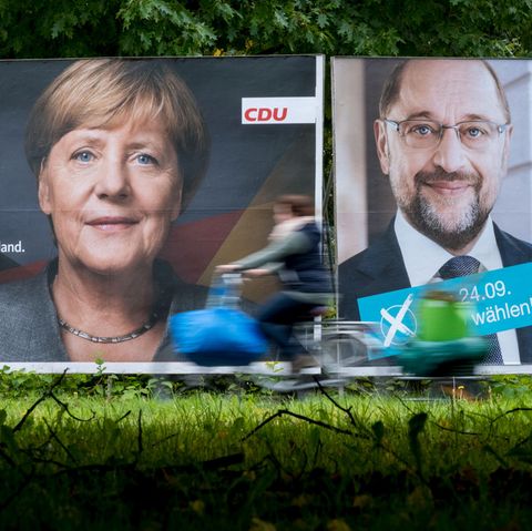 Wahlkampf: Eine Sprachwissenschaftlerin erklärt die Rhetorik von Schulz und Merkel
