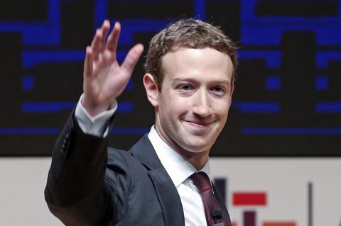 Mark Zuckerberg, Facebook-Gründer bei einem öffentlichen Auftritt