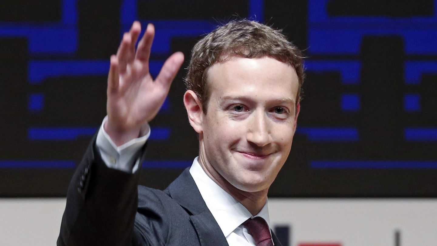 Mark Zuckerberg, Facebook-Gründer bei einem öffentlichen Auftritt