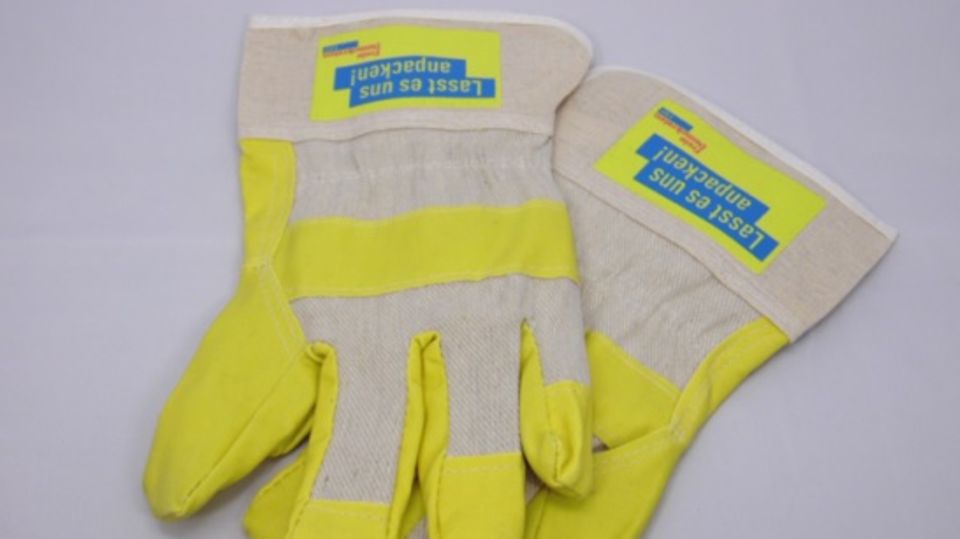 Merchandise in der Politik: FDP wirbt mit Arbeitshandschuhen