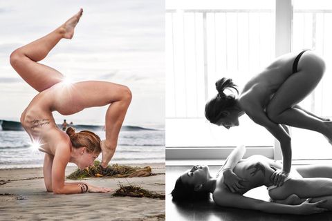 Auf Instagram: US-Amerikanerin will mit Nackt-Yoga eine Botschaft senden