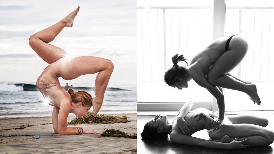 Auf Instagram: US-Amerikanerin will mit Nackt-Yoga eine Botschaft senden