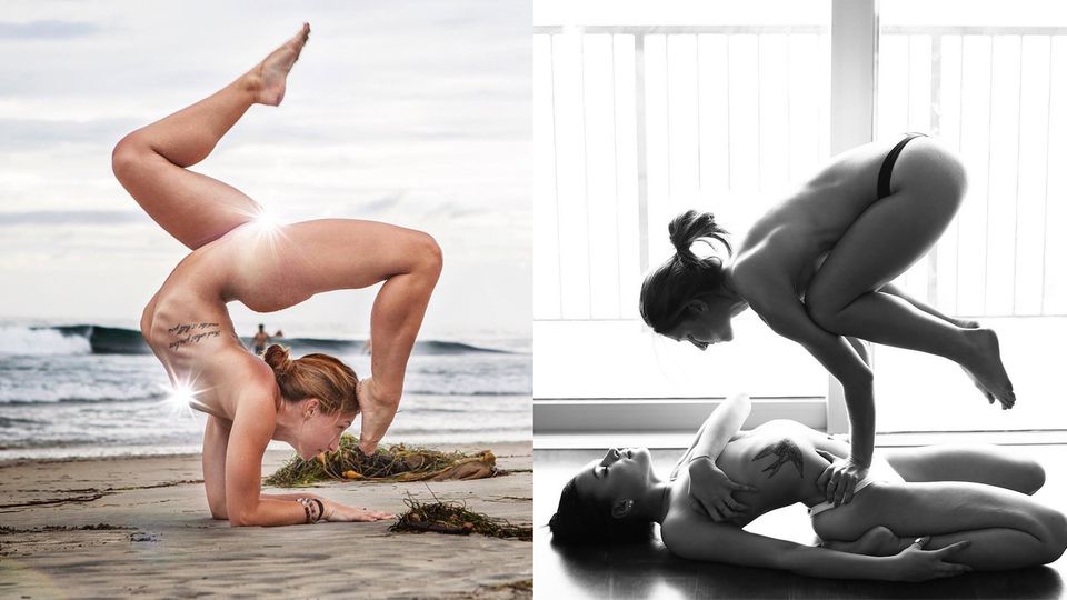 Nackt yoga frauen
