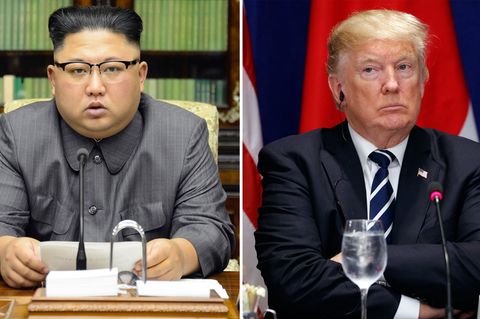 Atomkonflikt: Kim Jong Un und Donald Trump: Nordkorea versteht Äußerungen von Trump als Kriegserklärung