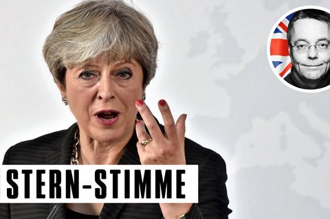 Die britische Premierministerin Theresa May bei ihrer Rede zum Brexit in Florenz