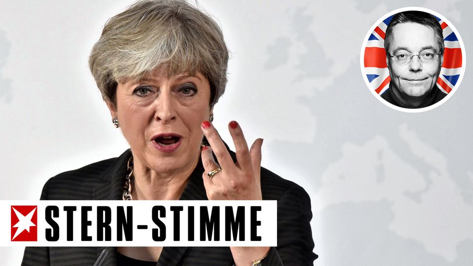 Die britische Premierministerin Theresa May bei ihrer Rede zum Brexit in Florenz