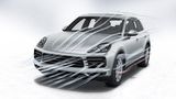 Beim Porsche Cayenne 3 spielt die Aerodynamik eine große Rolle