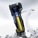 Die Dreikammer-Luftfeder hilft, den Spagat zwischen Komfort und Sportlichkeit zu bewältigen