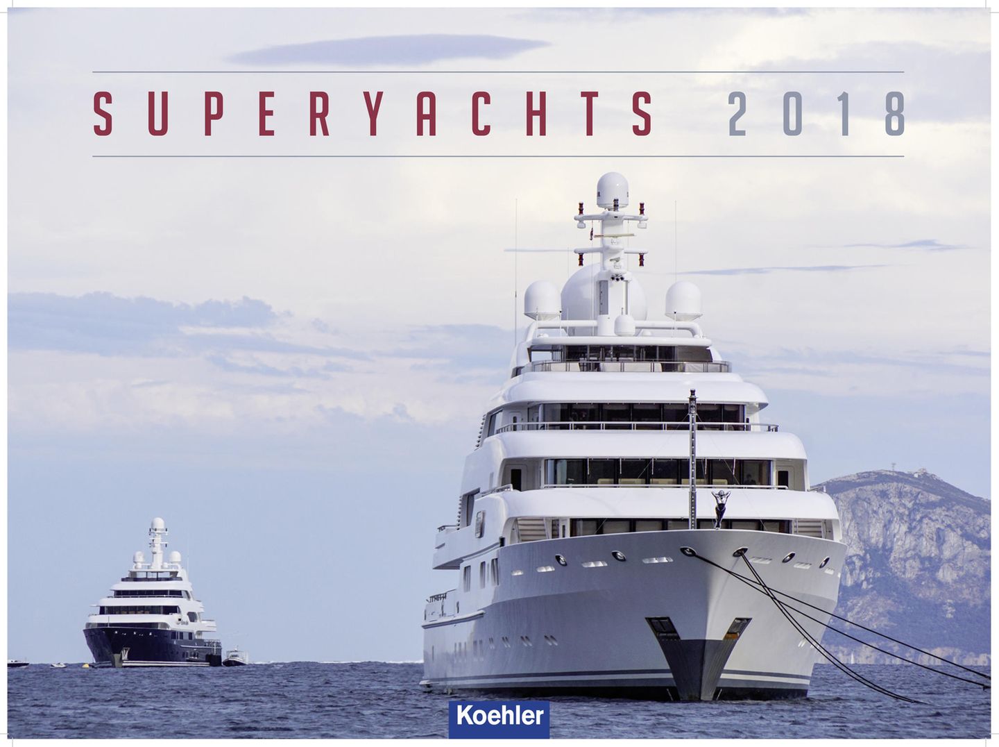 Aus dem Kalender "Superyachts 2018", der bei Koehler, erschienen ist, besteht aus zwölf farbigen Monatsblättern im Format 56 x 41,5 Zentimetern, Preis: 24,90 Euro.