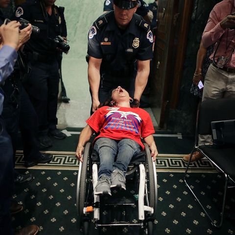 Proteste bei Debatte über Obamacare-Abschaffung