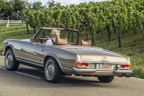 Mercedes 280 SL Pagode W 113 - ein schöner Rücken.....