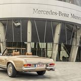 Mercedes 280 SL Pagode W 113 - in dezentem Sandbeigemetallic