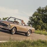Mercedes 280 SL Pagode W 113 - unterwegs auf der Schwäbischen Alb