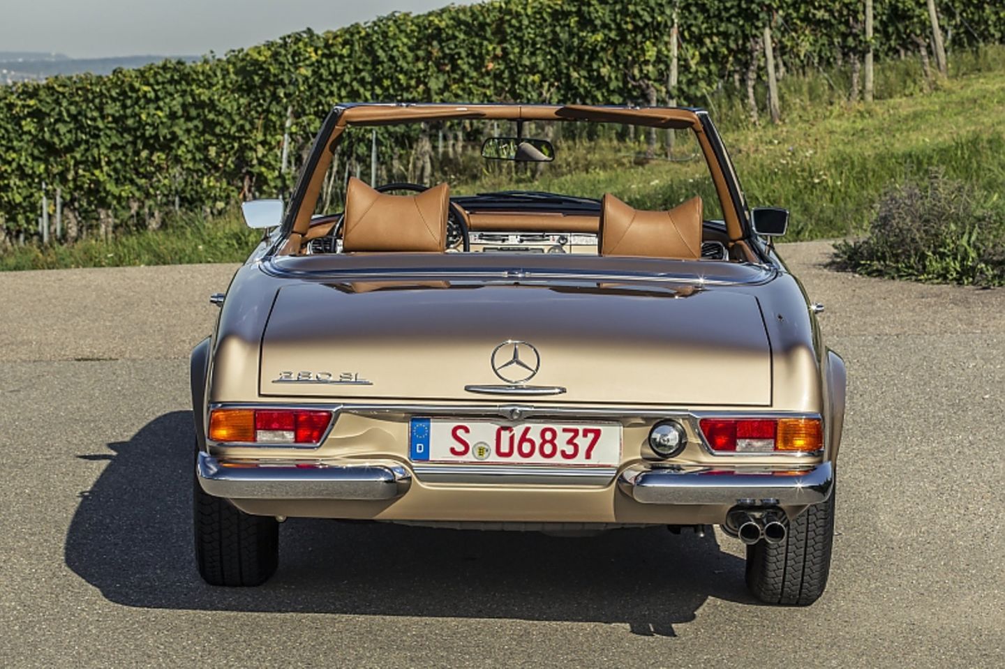Mercedes 280 SL Pagode W 113 - filigranes Hinterteil