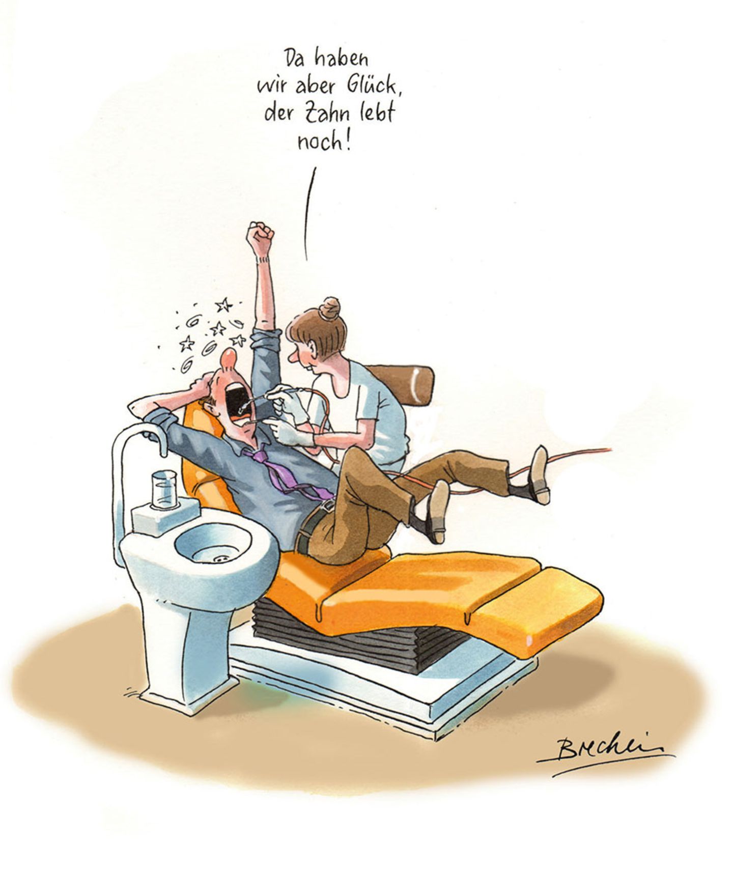 Zahnarzthelferin Lustig