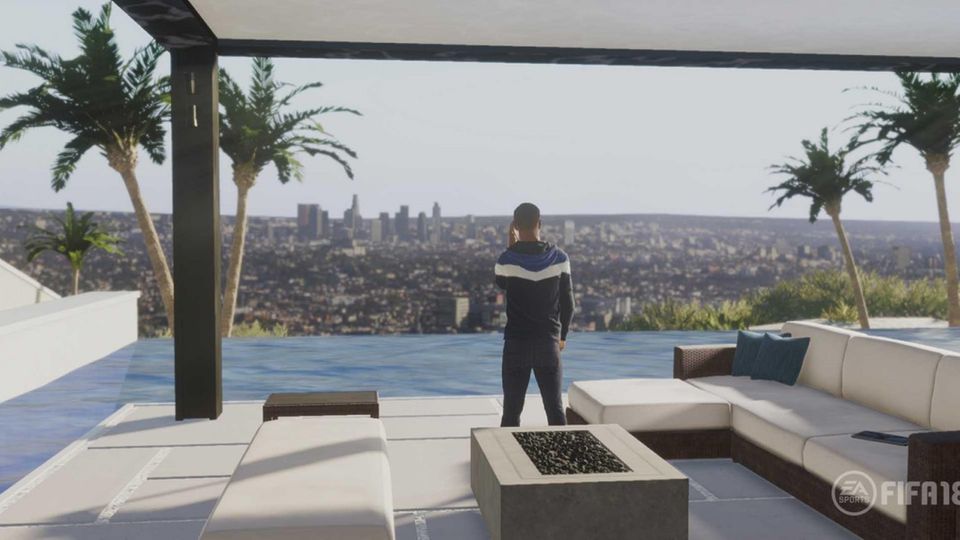 Alex Hunter Fifa 18 Alex Hunter aus dem Storymodus von Fifa 18 in Los Angeles