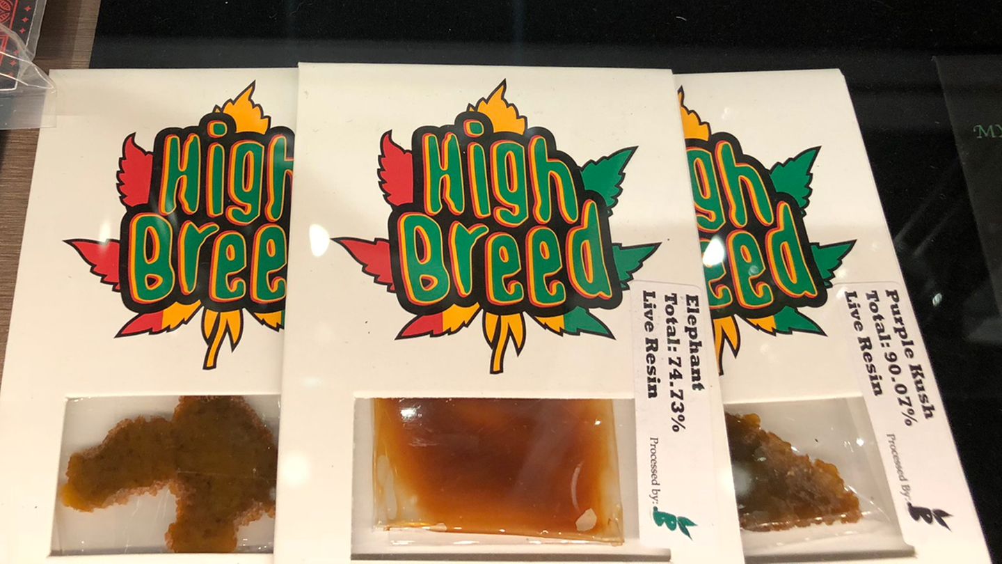 Ein aktueller Trend sind Konzentrate. Die als "Dabs" bezeichneten Öle und Kristalle haben THC-Anteile von bis zu 97 Prozent und werden mit speziellen Pfeifen verdampft.