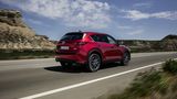 Fordert man den Mazda CX-5 Skyactiv-G 194 knurrt der Motor missmutig auf