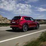 Fordert man den Mazda CX-5 Skyactiv-G 194 knurrt der Motor missmutig auf