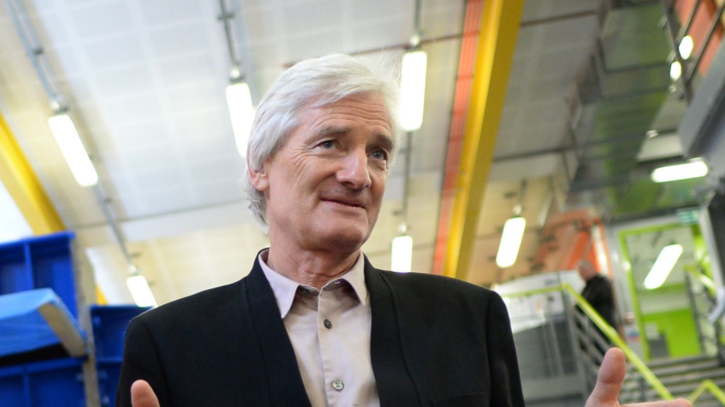 James Dyson ist von seinem Projekt überzeugt.