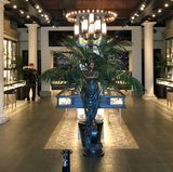 Marmor statt Seitengasse: Im schicken Ambiente kann man bei "Diego Pelicer" in aller Ruhe Marihuana shoppen