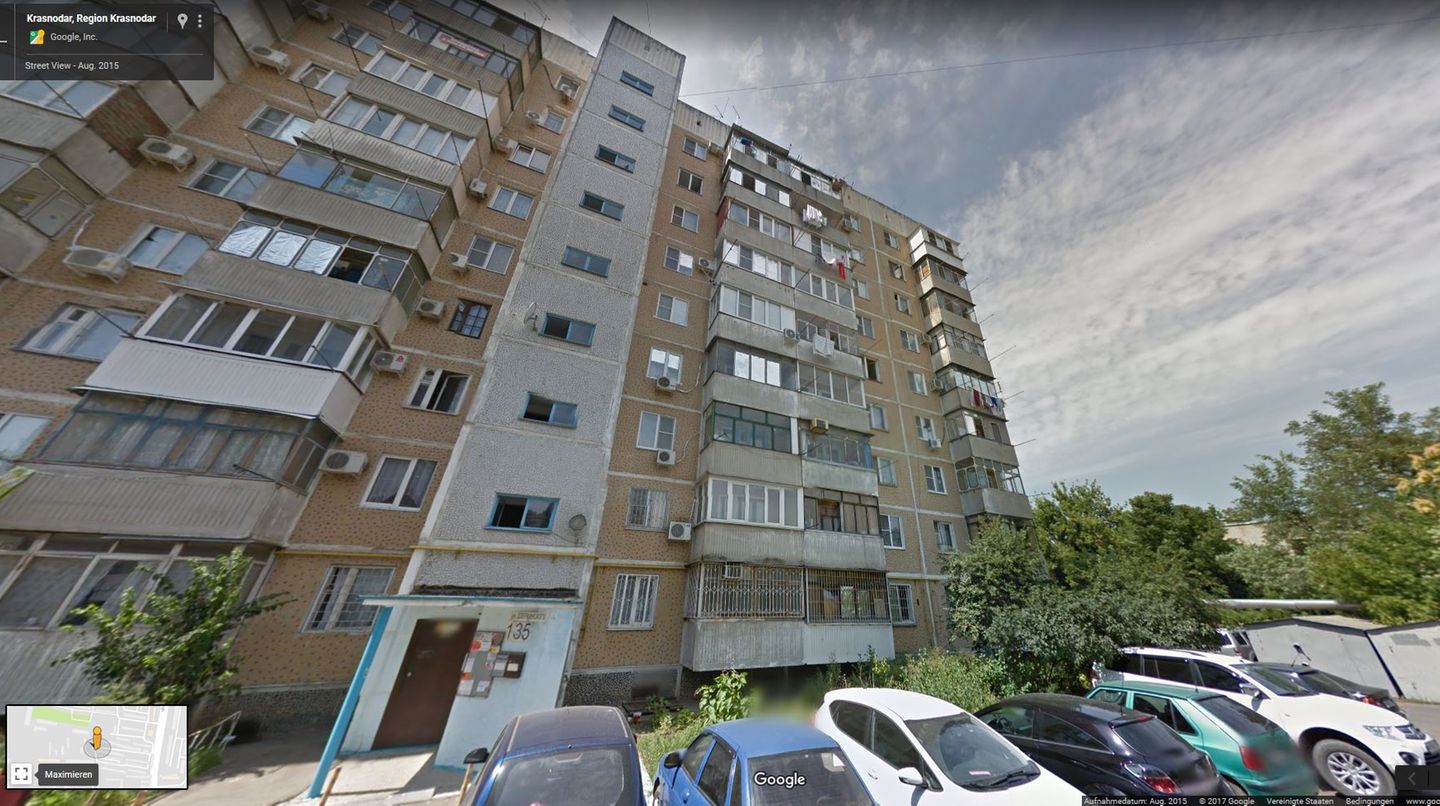 Ein altes Haus in Krasnodar: Hier soll das Paar gemordet haben