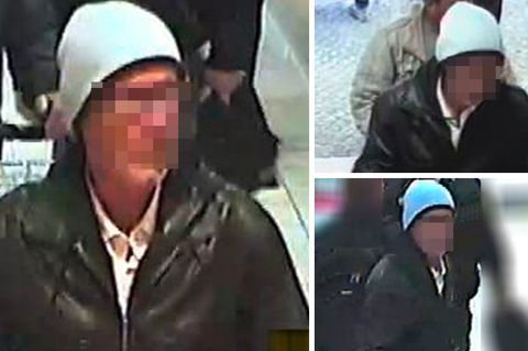 Mit diesen Bildern suchte die Polizei Konstanz nach der Erpressung nach dem Verdächtigen