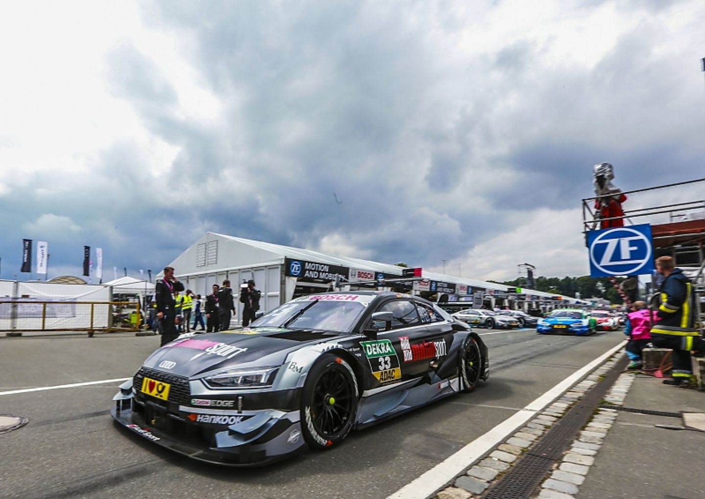 Audi RS5 DTM 2017 - die Modelle werden heute von über 500 PS starken V8-Motoren angetrieben