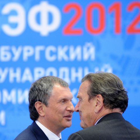 Gerhard Schröder Igor Setschin