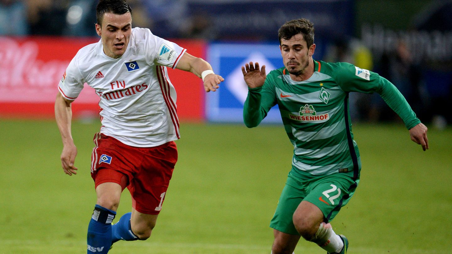 HSV gegen Werder Bremen