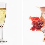 Sekt  Klein, aber oho: Ein einzelnes Glas Sekt (100 Millilter) bringt es auf 102 Kilokalorien. Das entspricht in etwa der Menge eines halben Berliners (95 Kilokalorien).