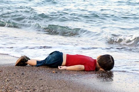 Der dreijährige Alan Kurdi, ertrunken auf der Flucht übers Mittelmeer