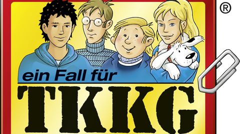 Tim, Karl, Klößchen und Gaby - die Titelhelden von TKKG