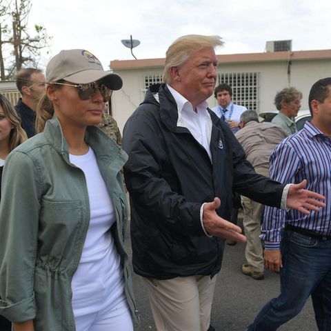Läuft doch: Präsident Donald Trump besucht Puerto Rico