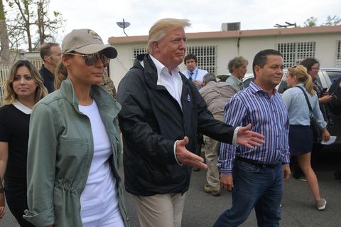 Läuft doch: Präsident Donald Trump besucht Puerto Rico