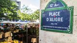 Drei Geheimtipps für den Marché d'Aligre in ParisSpeisetipp: Cochon de lait, das Milchferkel vom Spieß, direkt auf die Hand, von Metzgermeister Patrick Hayée in der gleichnamigen MetzgereiAchtung, Pause: Ab 9 Uhr kann man auf dem Markt einkaufen. Außer montags, da ist der Markt geschlossen. Zwischen 13 und 16 Uhr ist Mittagsruhe. Vorher noch nie gesehen: Gegrillte Lammköpfe. Unter stetigem Rotieren geben die Lammköpfe ihr Fett an die darunterliegenden Pommes parisienne ab.
