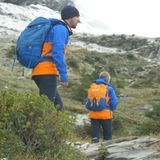 Wir kommen an die Schneefallgrenze. 