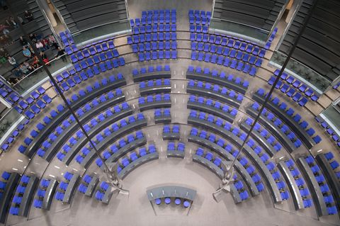 Die Sitzordnung im Bundestag ist noch offen