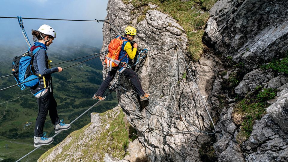 Klettern im Allgäu: Glück aus Stein – unterwegs auf zwei herrlichen Klettersteigen im Allgäu Klettern im Allgäu: Glück aus Stein – unterwegs auf zwei herrlichen Klettersteigen im Allgäu
