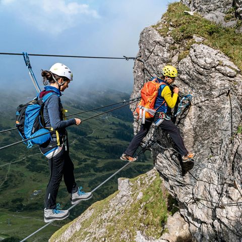 Klettern im Allgäu: Glück aus Stein – unterwegs auf zwei herrlichen Klettersteigen im Allgäu