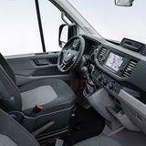 Das Cockpit des MAN TGE ist übersichtlich