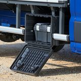 Viel Stauraum im und am MAN TGE