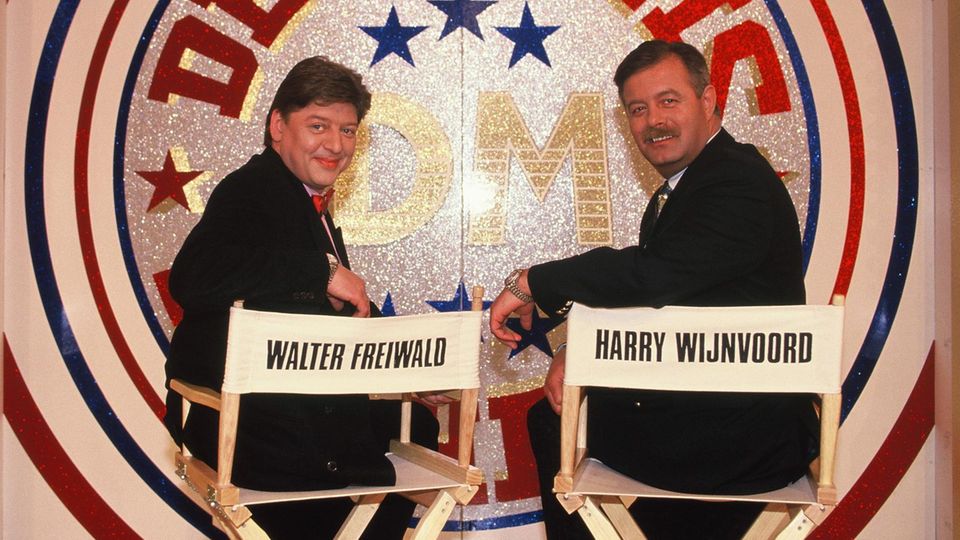 Die früheren Moderatoren Harry Wijnvoord und Walter Freiwald sind bei der Gameshow-Neuauflage nicht dabei (Archivbild) Die früheren Moderatoren Harry Wijnvoord und Walter Freiwald sind bei der Gameshow-Neuauflage nicht dabei (Archivbild)