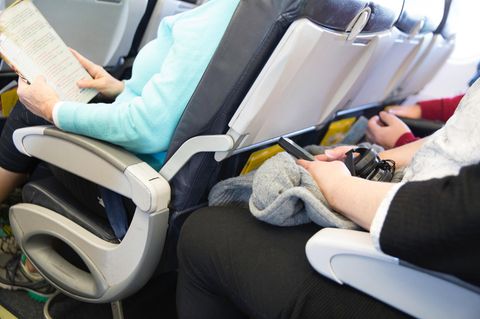 Sitzplätze im Flugzeug.