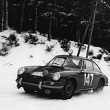 Porsche im Winter