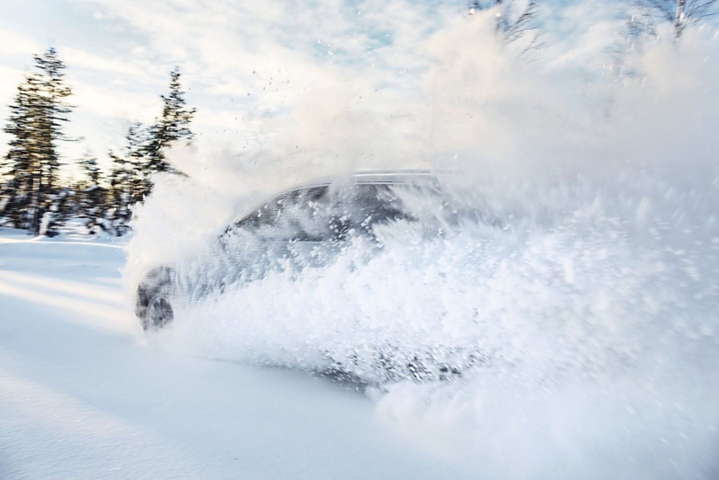 Porsche im Winter