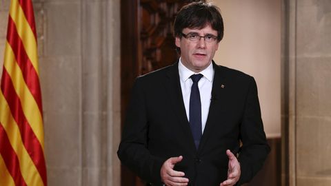 Der Chef der Regionalregierung von Katalonien, Carles Puigdemont